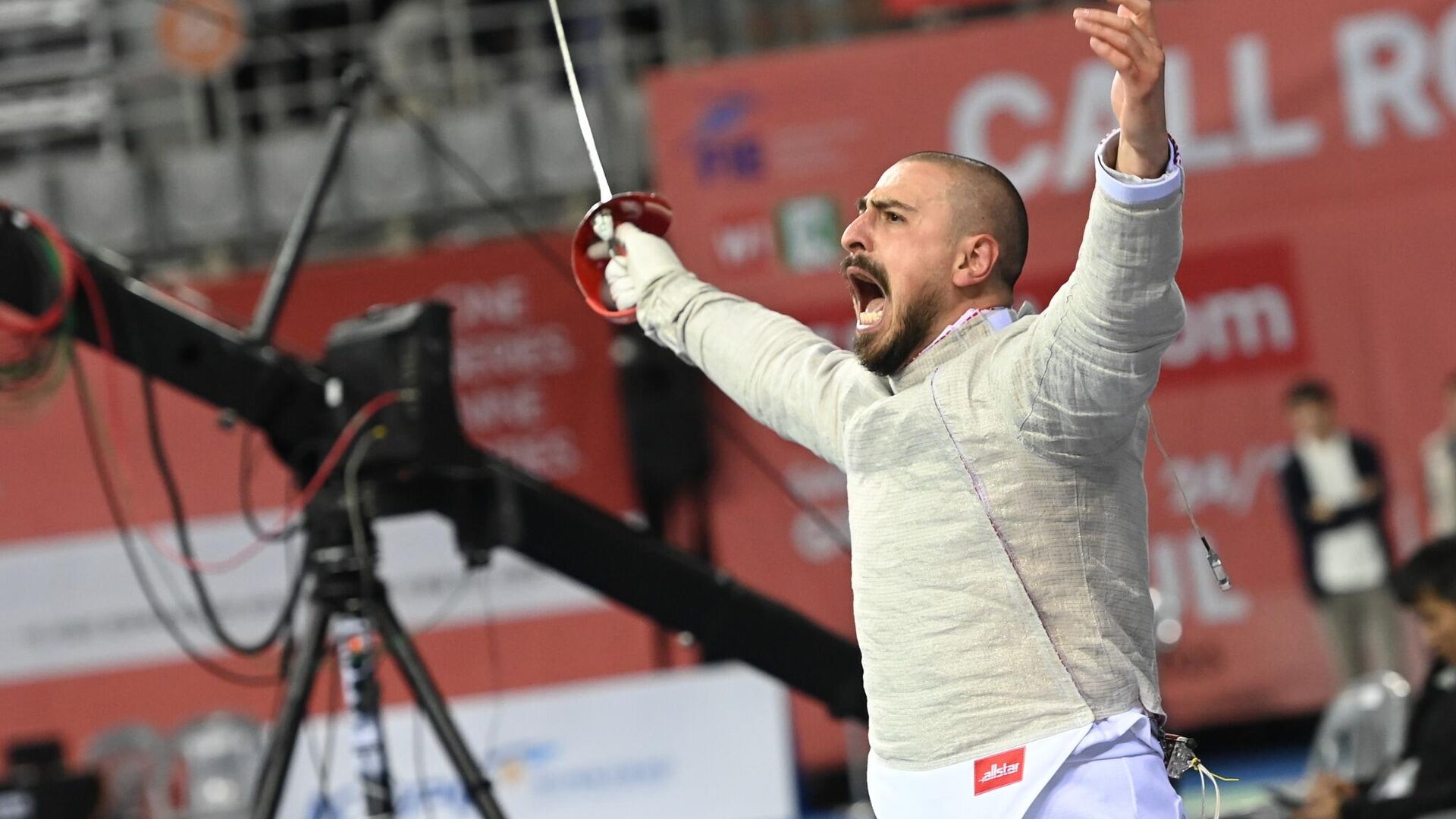 Грузинский саблист Сандро Базадзе на Гран-при в Сеуле - Sputnik Грузия, 1920, 25.05.2025