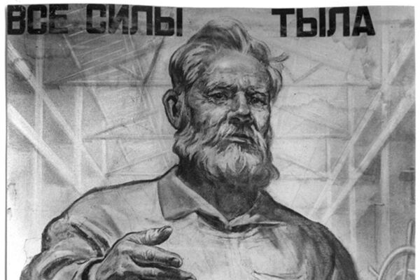 Плакаты Ираклия Тоидзе рассказывали не только о военных подвигах и призывали на борьбу с агрессором, но и поднимали боевой дух в тылу. - Sputnik Грузия