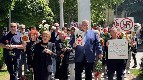 თბილისში გამარჯვების დღისადმი მსვლელობა „უკვდავი ჯარი“ გაიმართა - ვიდეო