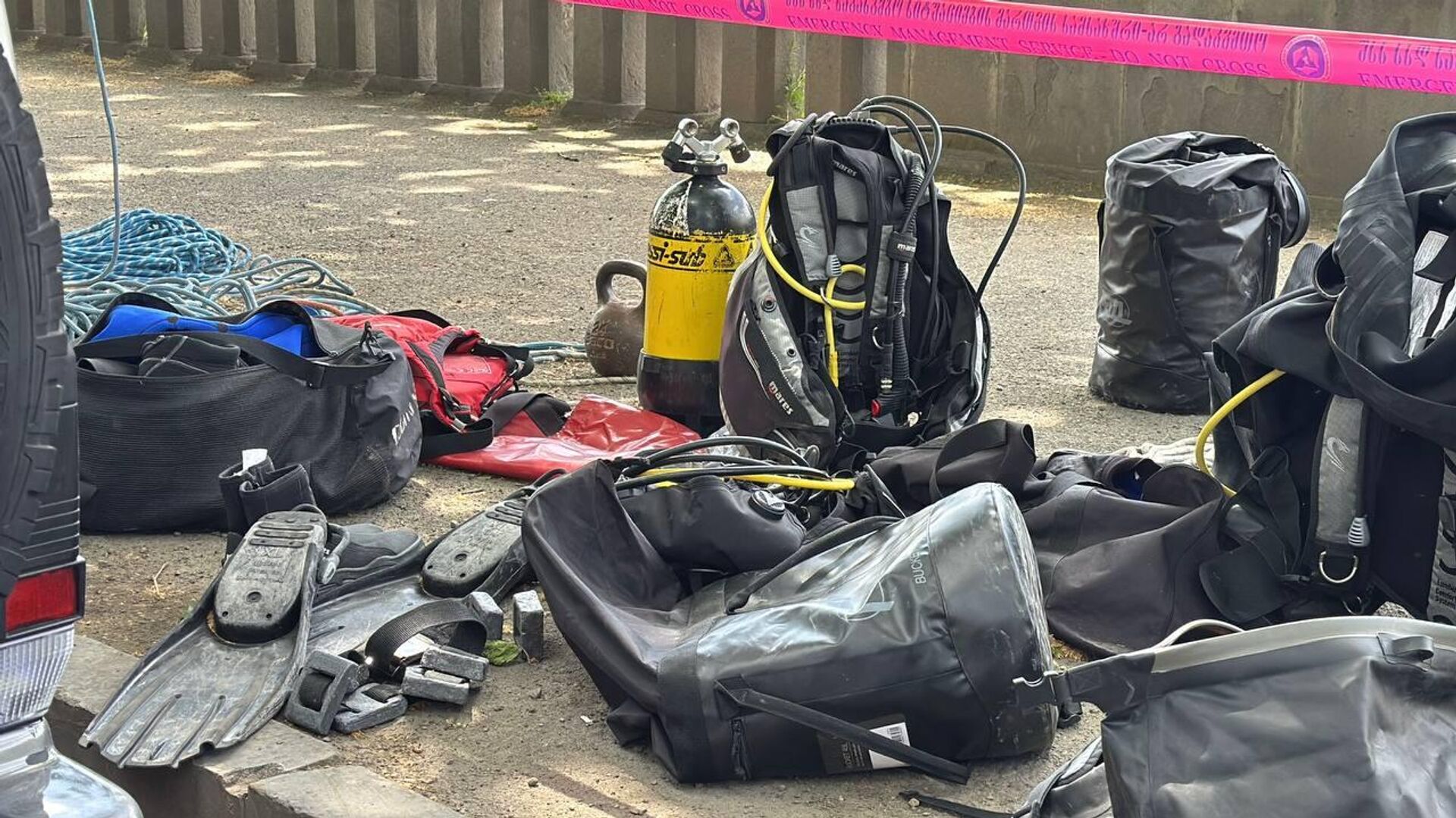 Спасательная операция на реке Мтквари - Sputnik Грузия, 1920, 15.05.2025