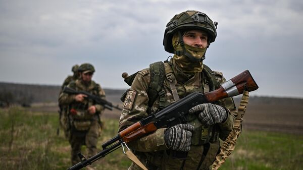 Штурмовики 155-й бригады морской пехоты Тихоокеанского флота РФ - Sputnik Грузия
