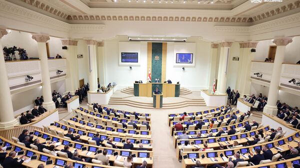 პარლამენტის სხდომათა დარბაზი - Sputnik საქართველო