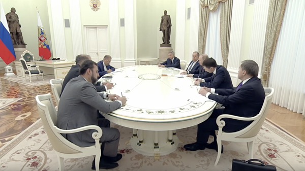 Встреча Путина с министром иностранных дел Ирана Аббасом Аракчи - видео - Sputnik Грузия