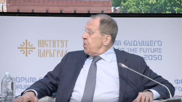 Лавров выступает на Форуме будущего 2050 в Москве - видео - Sputnik Грузия