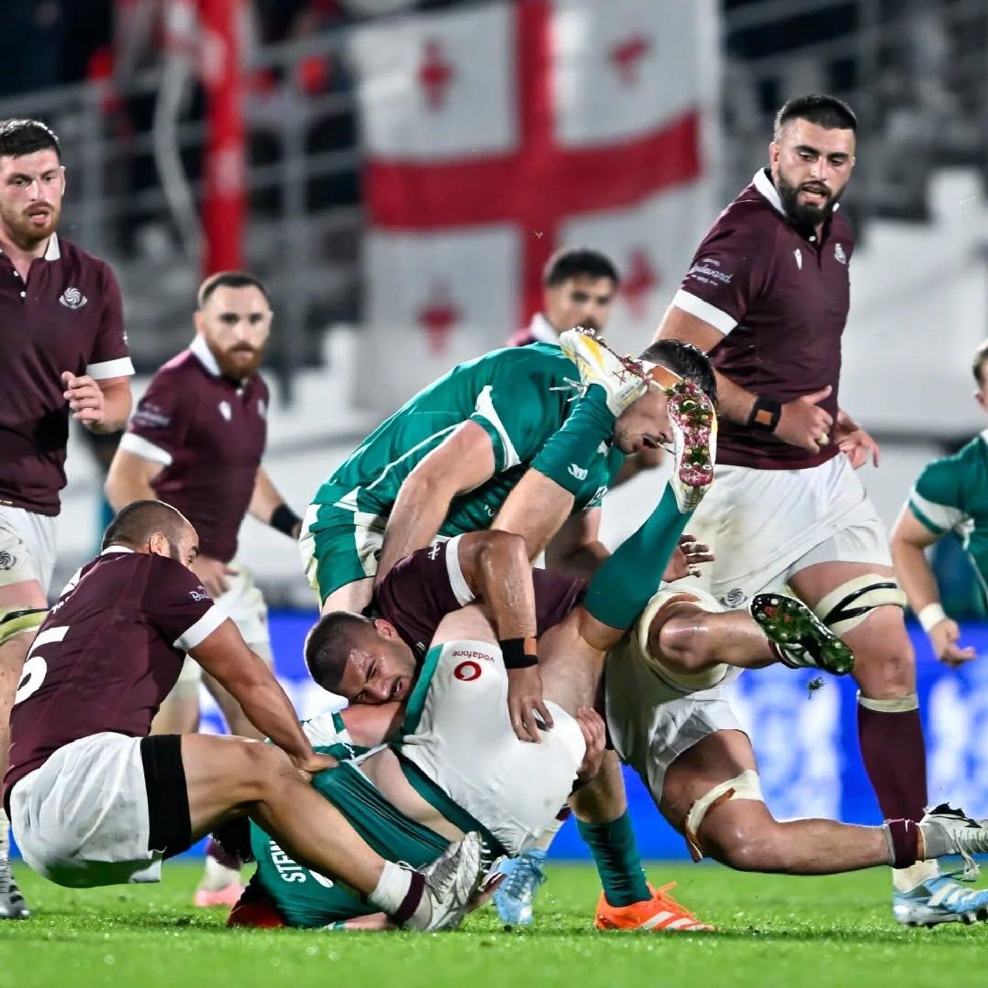 Регби. Сборная Грузии vs сборная Ирландии - Sputnik Грузия, 1920, 06.07.2025