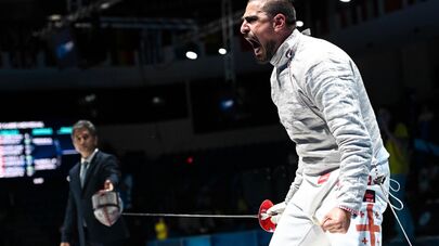 Фехтовальщик Сандро Базадзе — чемпион мира