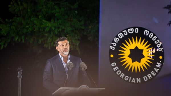 Мэр Каха Каладзе на официальном представлении своей кандидатуры на выборы 2025 - Sputnik Грузия