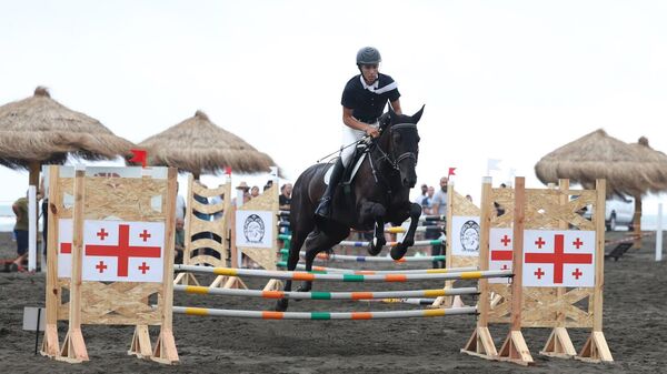 Наездник на скачках в Поти - Sputnik Грузия