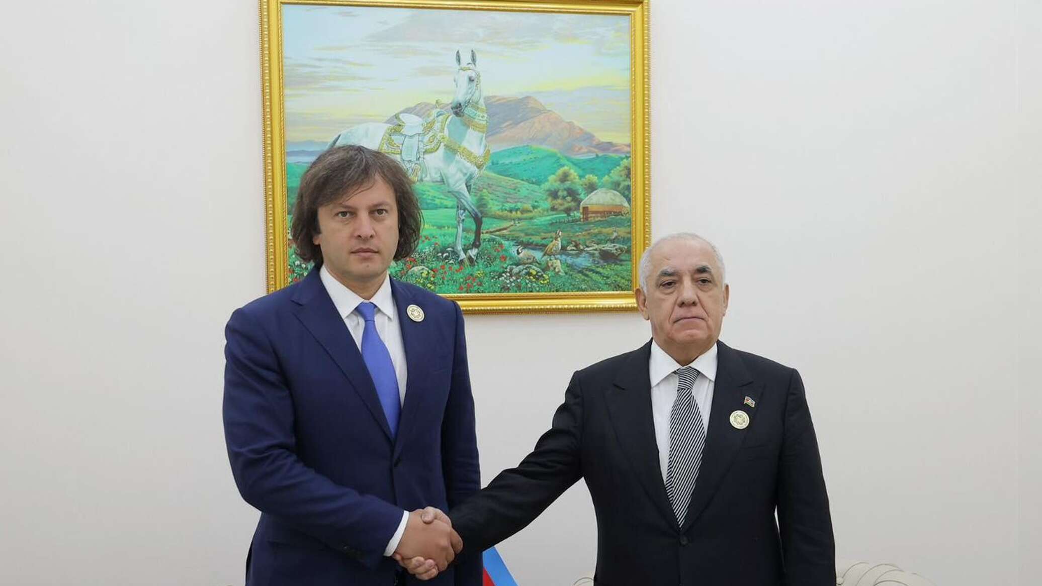 ირაკლი კობახიძე აზერბაიჯანის პრემიერს შეხვდა - რაზე ისაუბრეს მხარეებმა