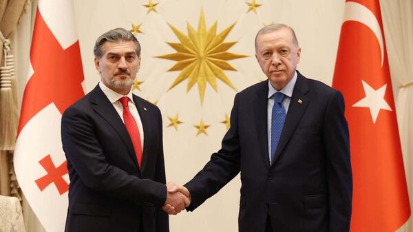 მიხეილ ყაველაშვილი და რეჯეფ თაიიფ ერდოღანი მიხეილ ყაველაშვილი და რეჯეფ თაიიფ ერდოღანი - Sputnik საქართველო