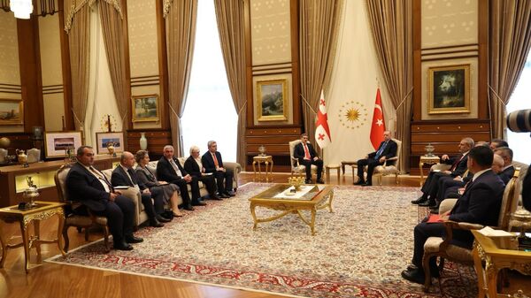 რეჯეფ თაიიფ ერდოღანი და მიხეილ ყაველაშვილი - Sputnik საქართველო