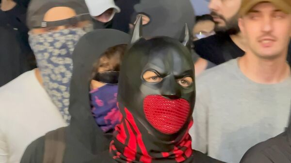 Акция протеста прозападной оппозиции у избирательного штаба Кахи Каладзе - Sputnik Грузия