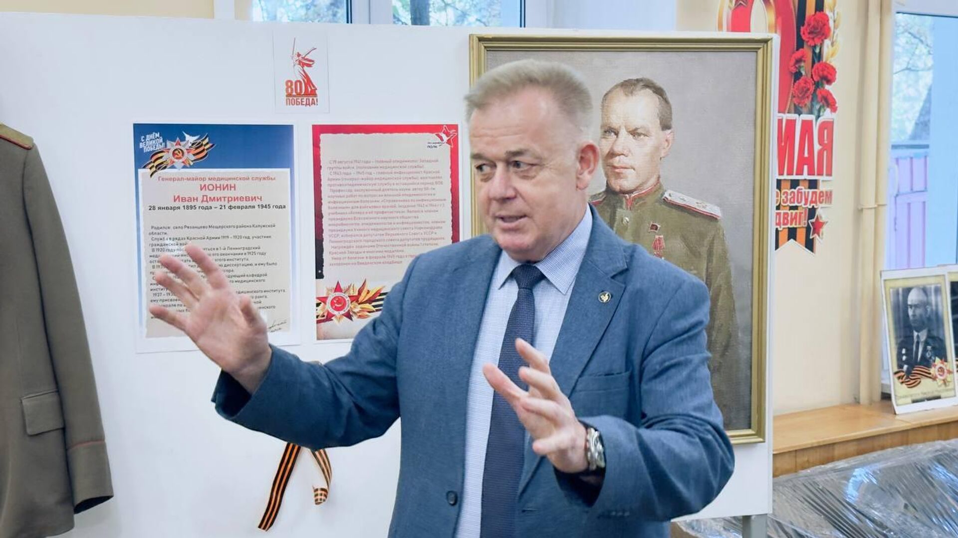 Встреча грузинской делегации с ректором Донецкого государственного медицинского университета имени Максима Горького Григорием Игнатенко - Sputnik Грузия, 1920, 11.09.2025