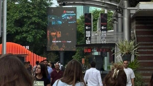 Рекламные баннеры Грузии в Индии - Sputnik Грузия