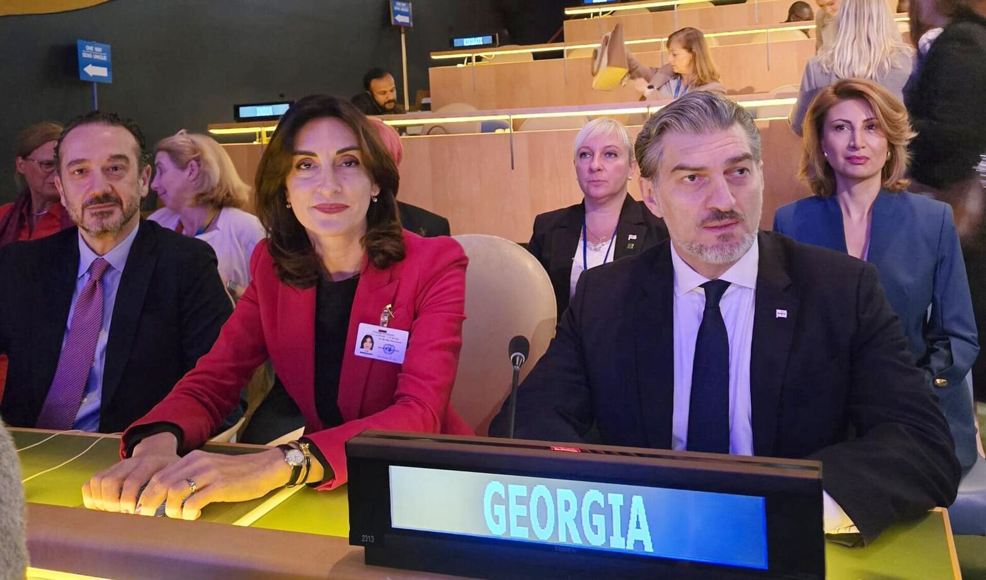 Грузия на 80-й сессии Генассамблеи ООН - Sputnik Грузия, 1920, 23.09.2025