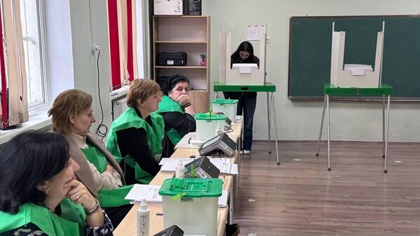 კენჭისყრის პროცესს 73-ზე მეტი მედიასაშუალება აშუქებს. - Sputnik საქართველო