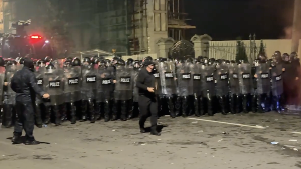 Сколько полицейских пострадали во время событий 4 октября в Тбилиси?  - Sputnik Грузия