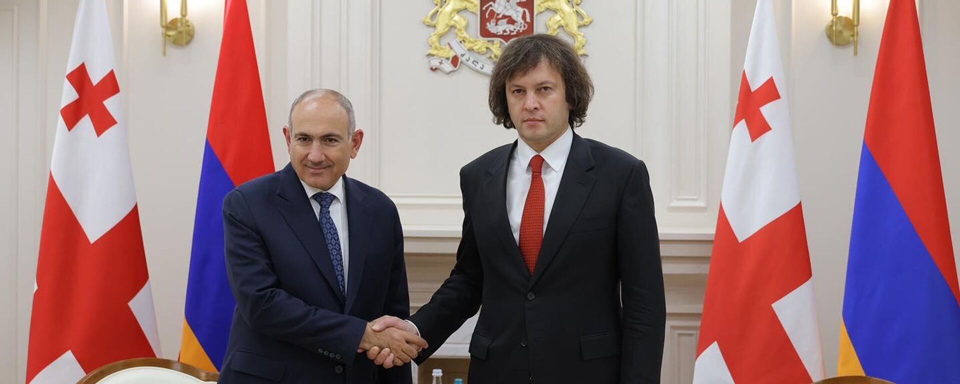 Премьер-министры Армении и Грузии - Sputnik Грузия, 1920, 22.10.2025