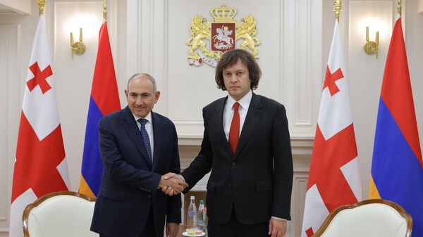 Премьер-министры Армении и Грузии - Sputnik Грузия