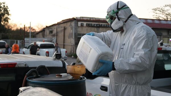 Cпециалисты Национального агентства продовольствия  - Sputnik Грузия