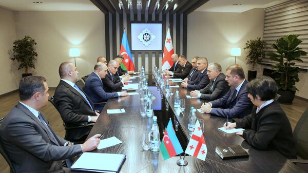 სუსის უფროსის, მამუკა მდინარაძისა და მისი აზერბაიჯანელი კოლეგის, ალი ნაგიევის შეხვედრა თბილისში - Sputnik საქართველო