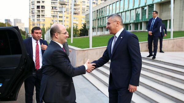 მამუკა მდინარაძე და ანდრანიკ სიმონიანი მამუკა მდინარაძე და ანდრანიკ სიმონიანი - Sputnik საქართველო