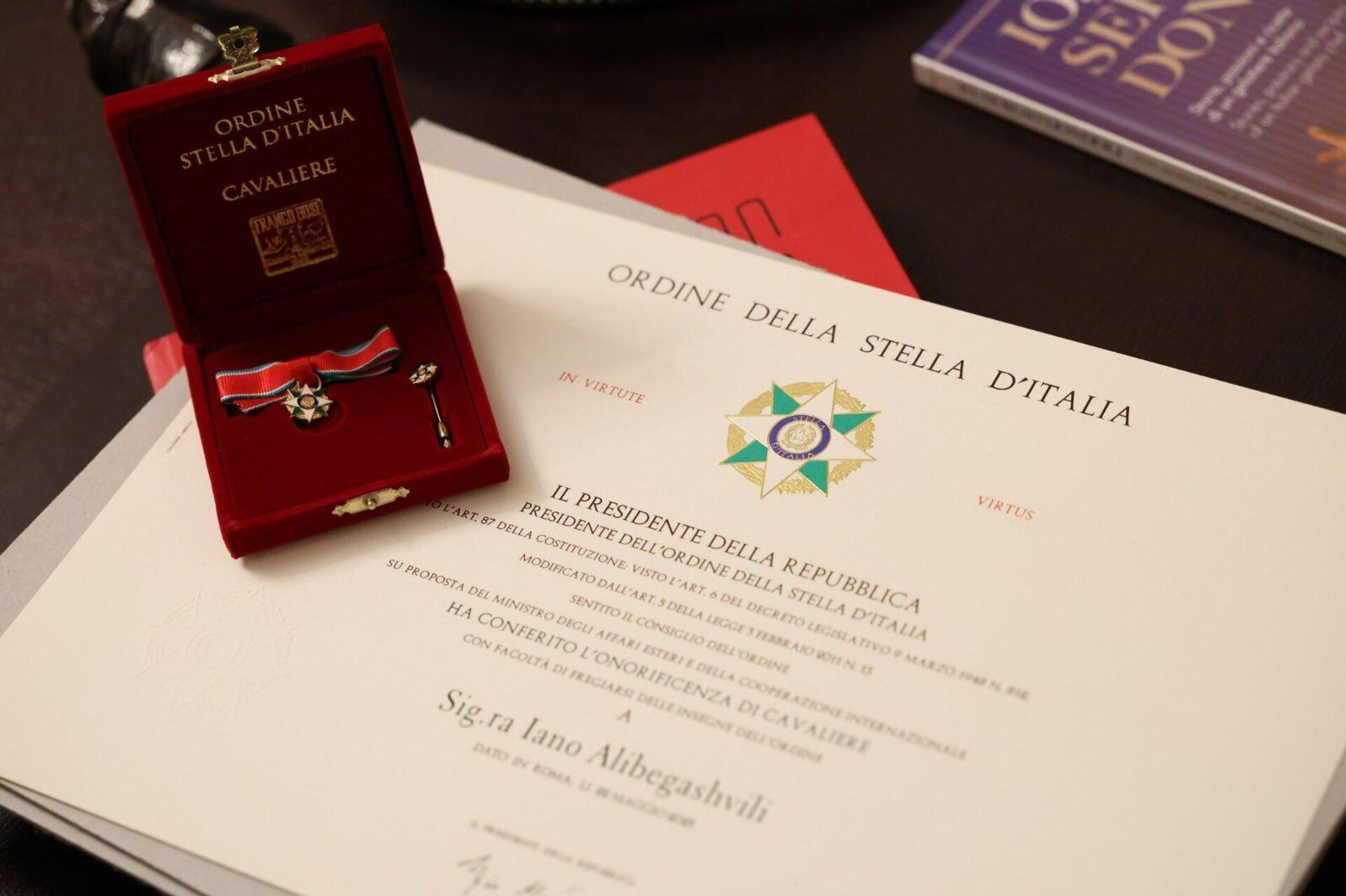 Оперная певица Яно Алибегашвили удостоена высокой награды Италии - Sputnik Грузия, 1920, 04.11.2025