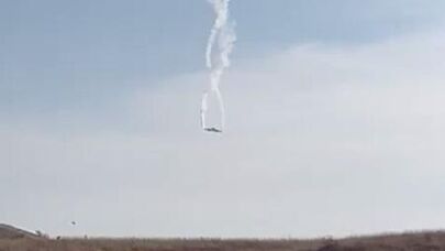 Самолет, потерпевший крушение у границы Грузии и Азербайджана