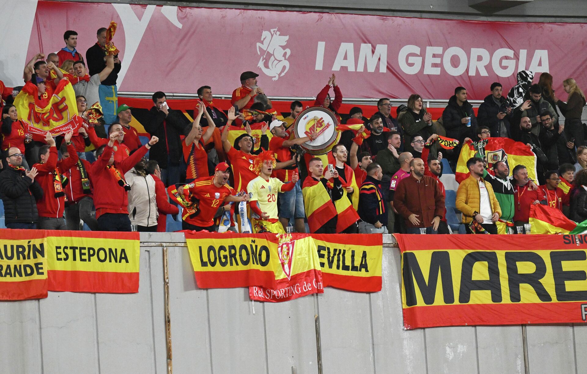 Матч между сборными по футболу Грузии и Испании в рамках отборочного тура к ЧМ-2026 - Sputnik საქართველო, 1920, 21.11.2025