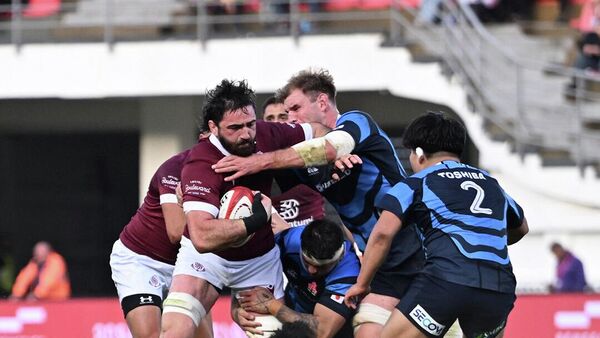 Сборная Грузии по регби в третьем ноябрьском тест-матче против сборной Японии проиграла сопернику в Тбилиси со счетом 23:25 - Sputnik Грузия