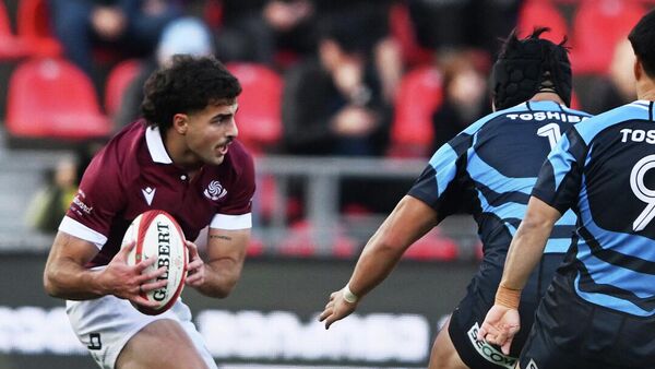 Сборная Грузии по регби в третьем ноябрьском тест-матче против сборной Японии проиграла сопернику в Тбилиси со счетом 23:25 - Sputnik Грузия