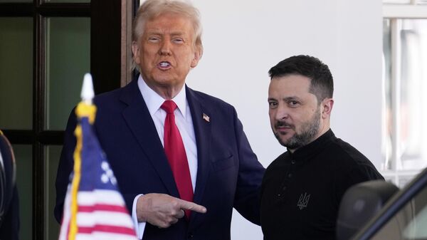 Дональд Трамп и Владимир Зеленский - Sputnik Грузия