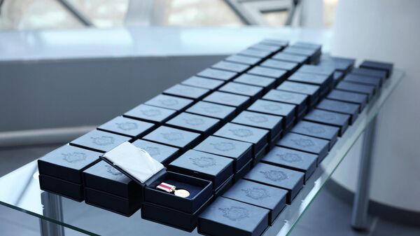 Полицейские получили медали министерства За отвагу - Sputnik Грузия