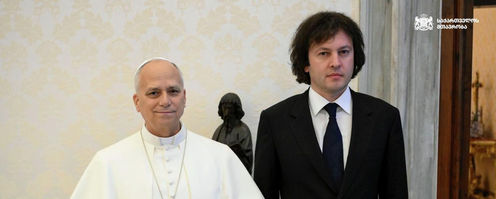 Ираклий Кобахидзе и Папа Римский Лев XIV - Sputnik Грузия, 1920, 24.11.2025