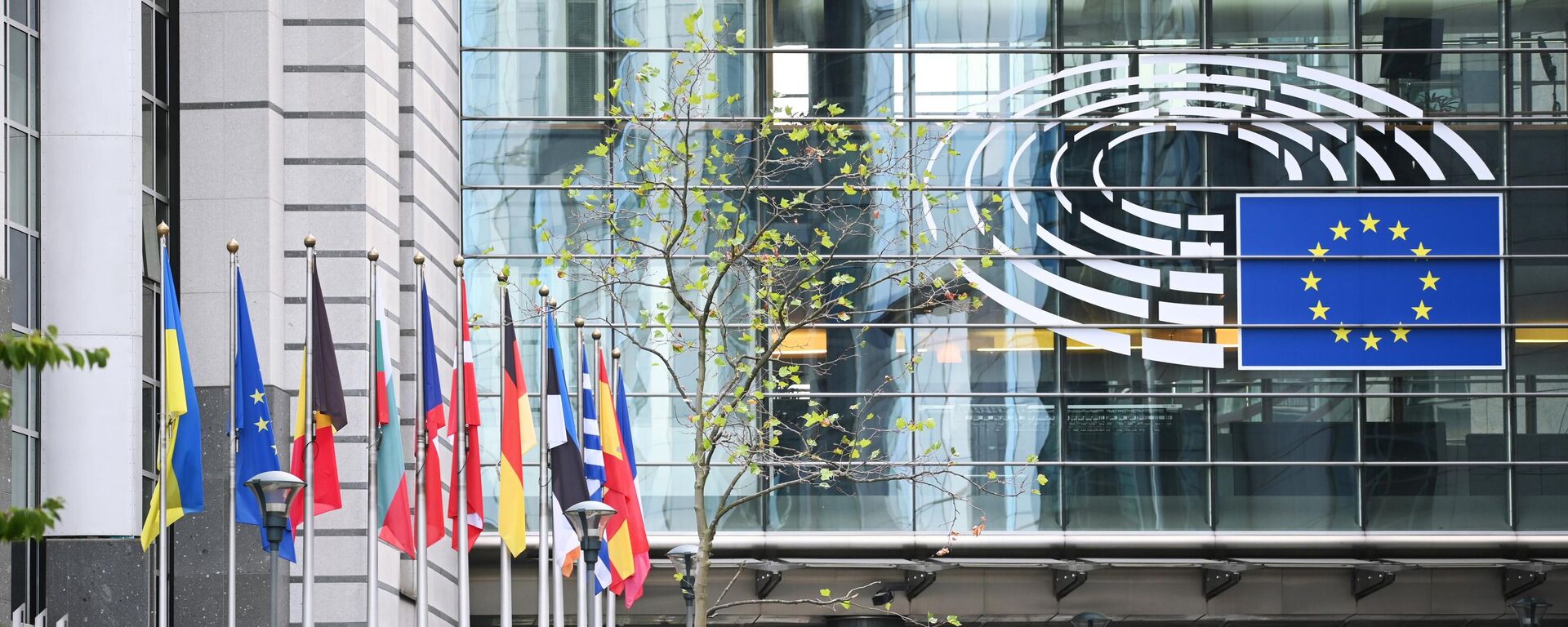 Здание штаб-квартиры Европейского парламента в Брюсселе - Sputnik Грузия, 1920, 19.02.2026