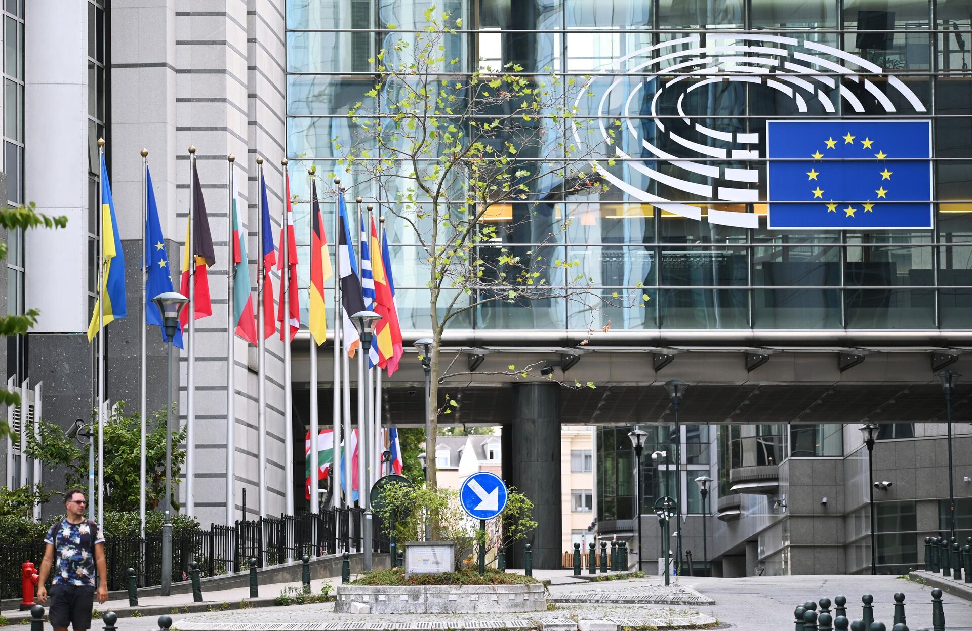 Здание штаб-квартиры Европейского парламента в Брюсселе - Sputnik Грузия, 1920, 08.01.2026