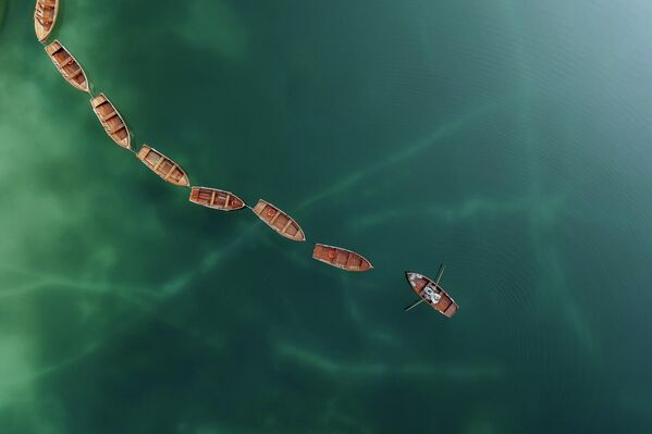 Снимок фотографа Дженнифер Грюнауэр, попавший в финал номинации в ​​категории "Вид сверху". - Sputnik Грузия