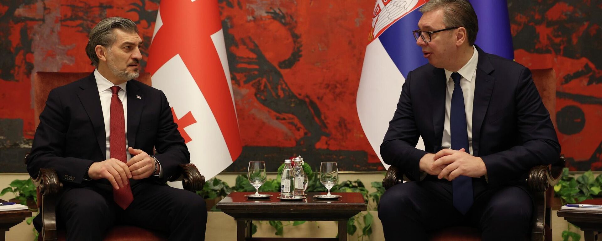 Переговоры президента Грузии Михаила Кавелашвили и президента Сербии Александра Вучича - Sputnik Грузия, 1920, 20.12.2025