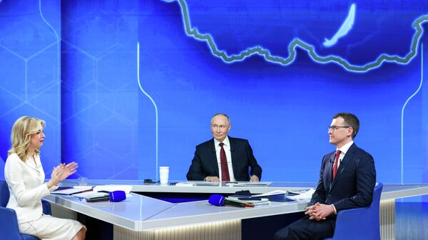 Итоги года с Владимиром Путиным - Sputnik Грузия