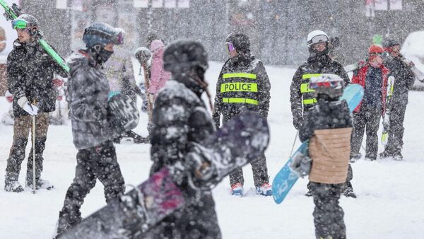 Лыжные патрули МВД Грузии - Sputnik Грузия