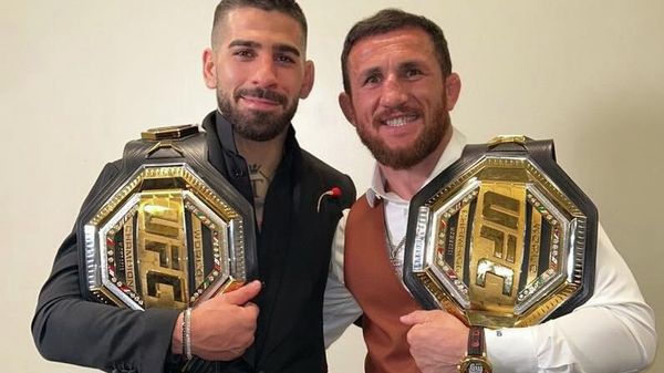 Бойцы Илья Топурия и Мераб Двалишвили, выступающие в UFC - Sputnik Грузия