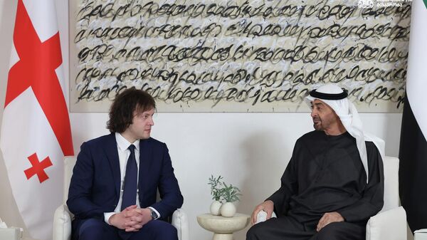 В Абу-Даби премьер-министр Грузии Ираклий Кобахидзе встретился с президентом ОАЭ, шейхом Мухаммадом ибн Заидом Аль Нахайяном - Sputnik Грузия