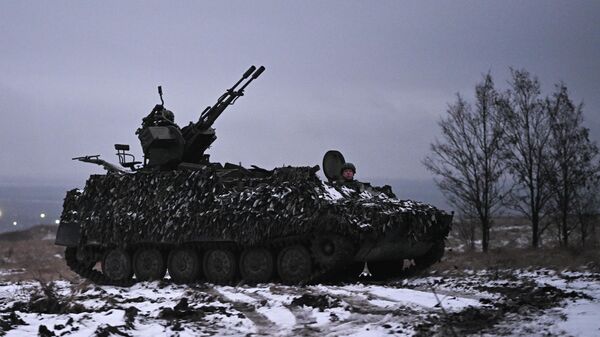 Пункт воздушного наблюдения 169-й мотострелковой бригады на Краснолиманском направлении СВО - Sputnik Грузия