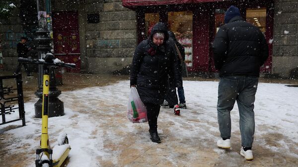 თოვლი თბილისში თოვლი თბილისში - Sputnik საქართველო