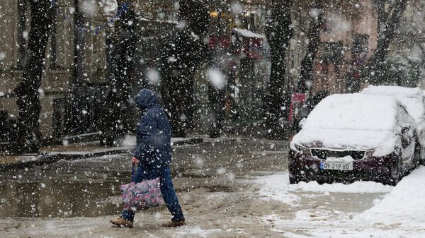 თოვლიანი ქალაქი - Sputnik საქართველო