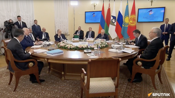 Путин участвует в заседании Высшего Евразийского экономического совета - видео - Sputnik Грузия