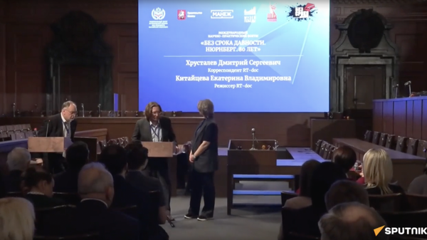 Захарова на пленарном заседании форума Без срока давности. Нюрнберг. 80 лет - Sputnik Грузия