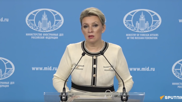 Захарова отвечает на вопросы журналистов по актуальной повестке  - Sputnik Грузия