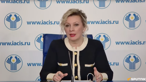 Захарова отвечает на вопросы журналистов по актуальной повестке - Sputnik Грузия