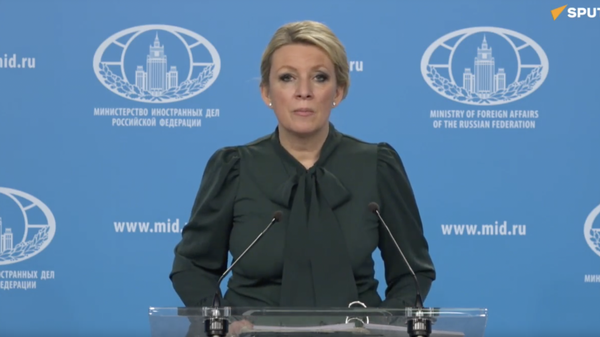 Захарова отвечает на вопросы журналистов по актуальной повестке - Sputnik Грузия